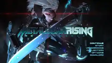 Metal Gear Rising Revengeance (USA) screen shot title